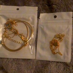 Heart jewelry lot still in bags